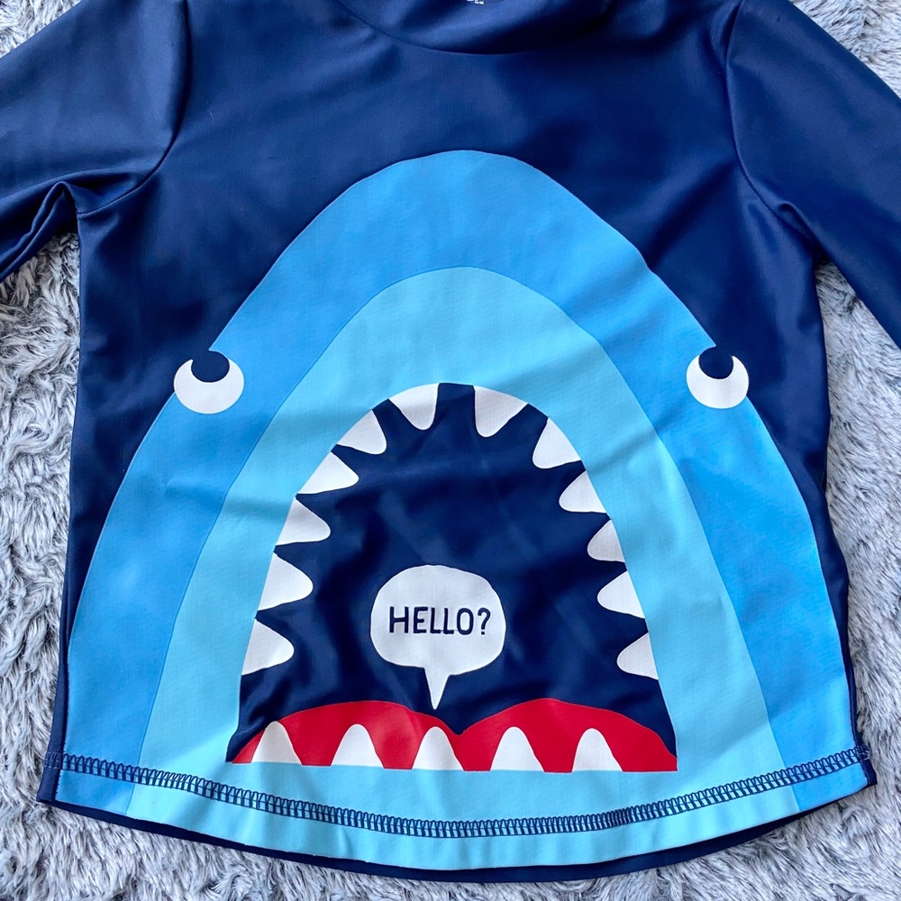 Simple Joys Made by Carter’s Swim Shirt - Shark 🦈 Design - 2T - Picture 2 of 6